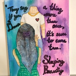 💓🦋 “Sleeping Beauty” Painting